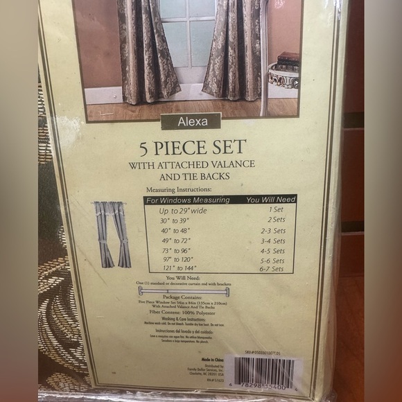 Gold Curtain Set - Picture 7 of 7